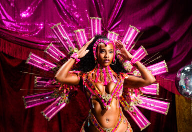 Carnaval fashion fotoshoot